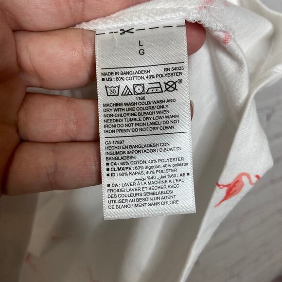 Stay At Home Posher Flamingo Tee from Oscilatey - Picture 7 of 8